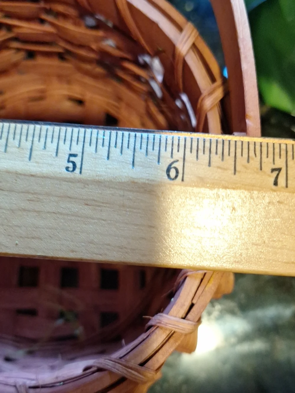 Handmade Natural Wood Porcupine Curl Basket